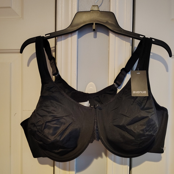 Avenue Other - Avenue Women's Black Full Coverage Bra